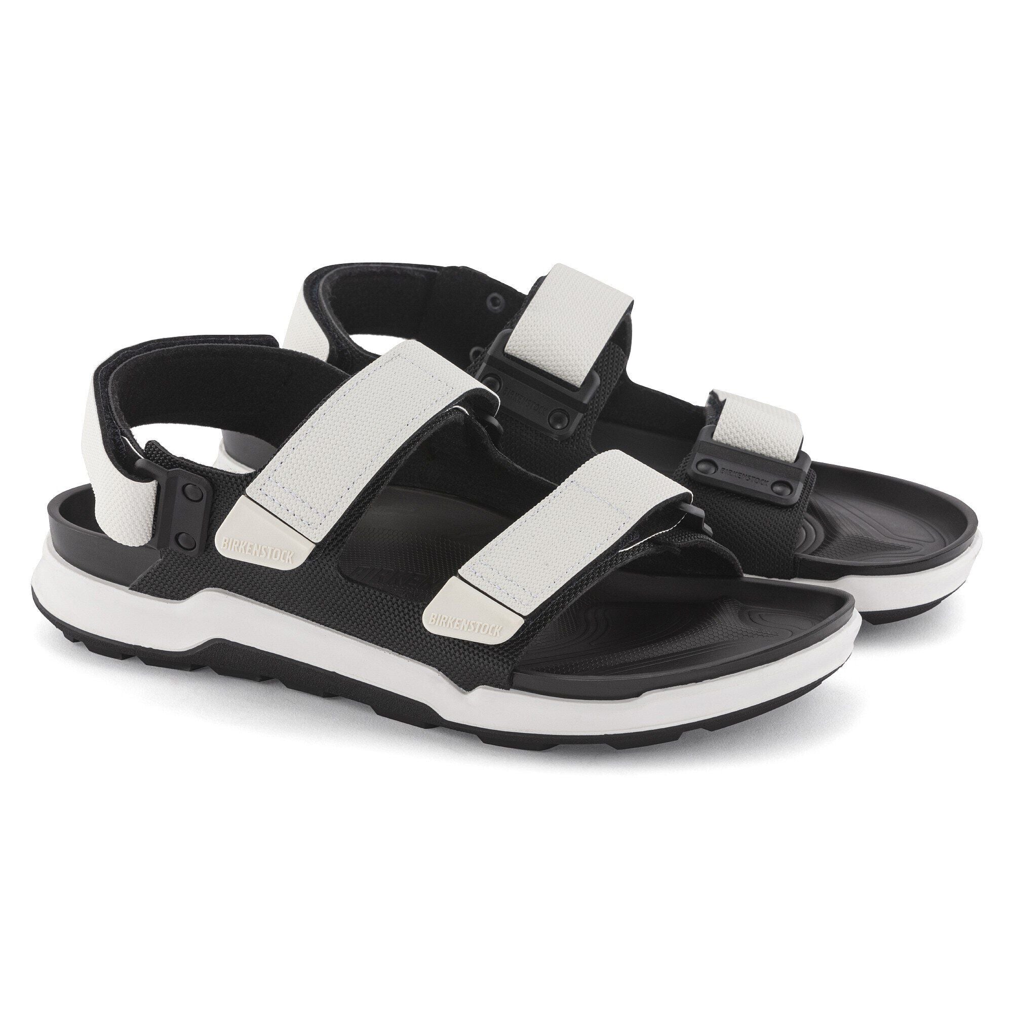 [1024981] UNISEX BIRKENSTOCK TATACOA BIRKO-FLOR FUTURA BLACK WHITE (REGULAR WIDTH)