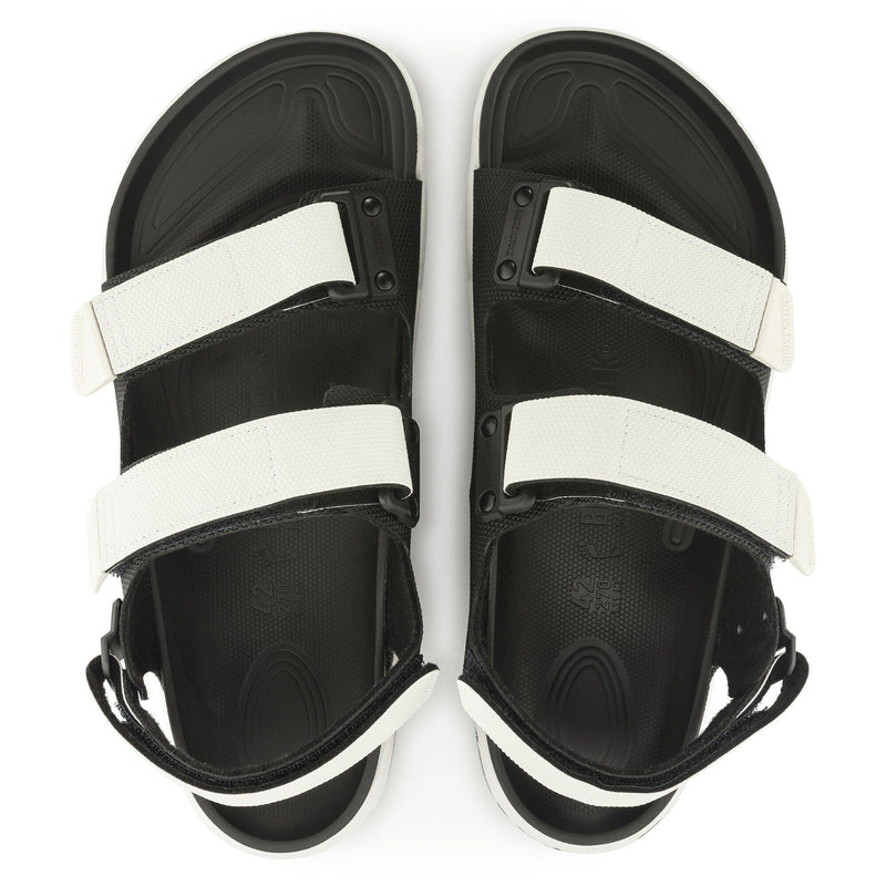 [1024981] UNISEX BIRKENSTOCK TATACOA BIRKO-FLOR FUTURA BLACK WHITE (REGULAR WIDTH)