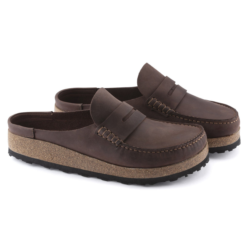 [1025033] Unisex Birkenstock NAPLES OILED LEATHER 'REGULAR FIT'
