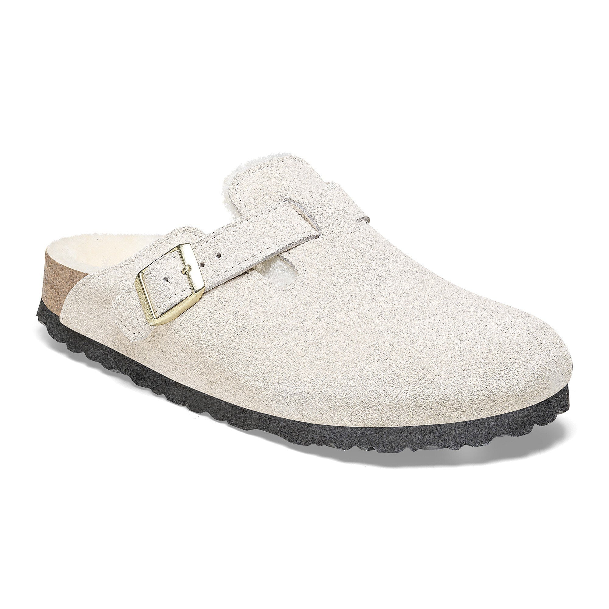 [1026192] Unisex Birkenstock BOSTON SHEARLING SUEDE LEATHER 'NARROW FIT'