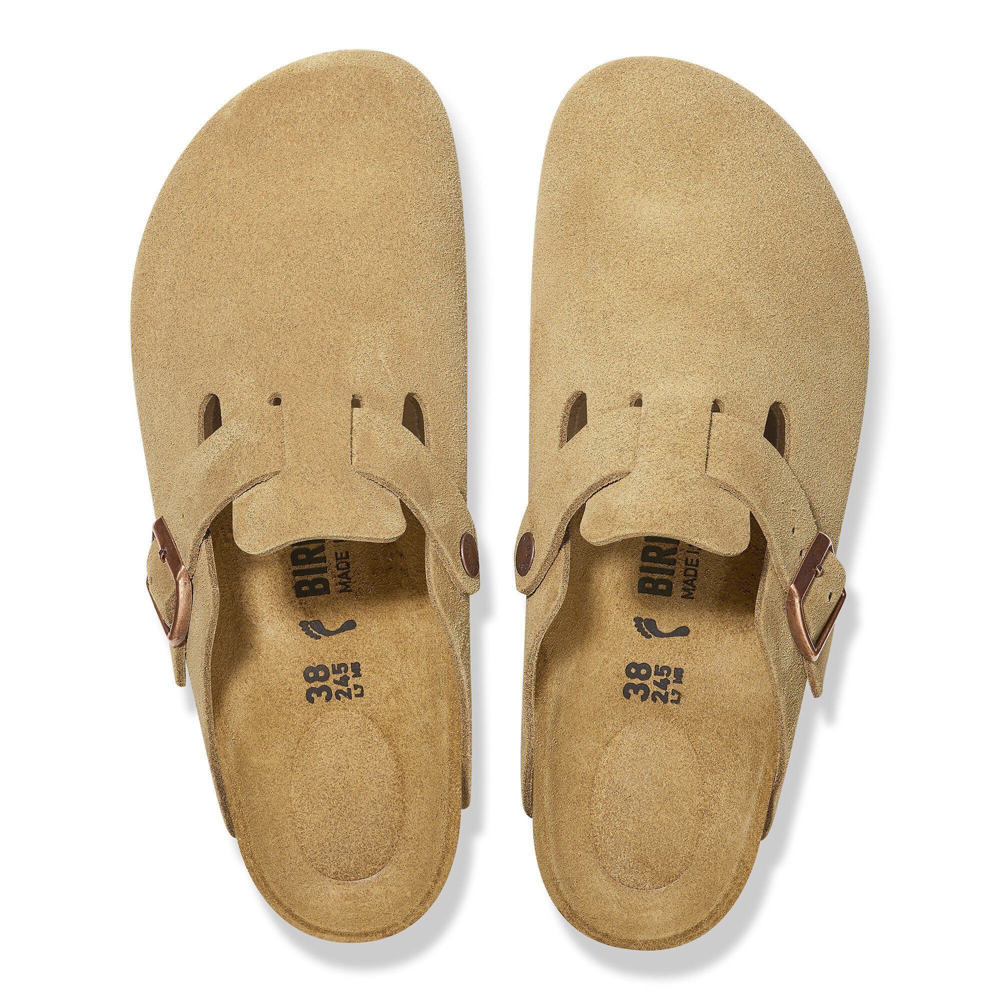 [1026181] Unisex Birkenstock BOSTON SUEDE LEATHER 'REGULAR FIT'