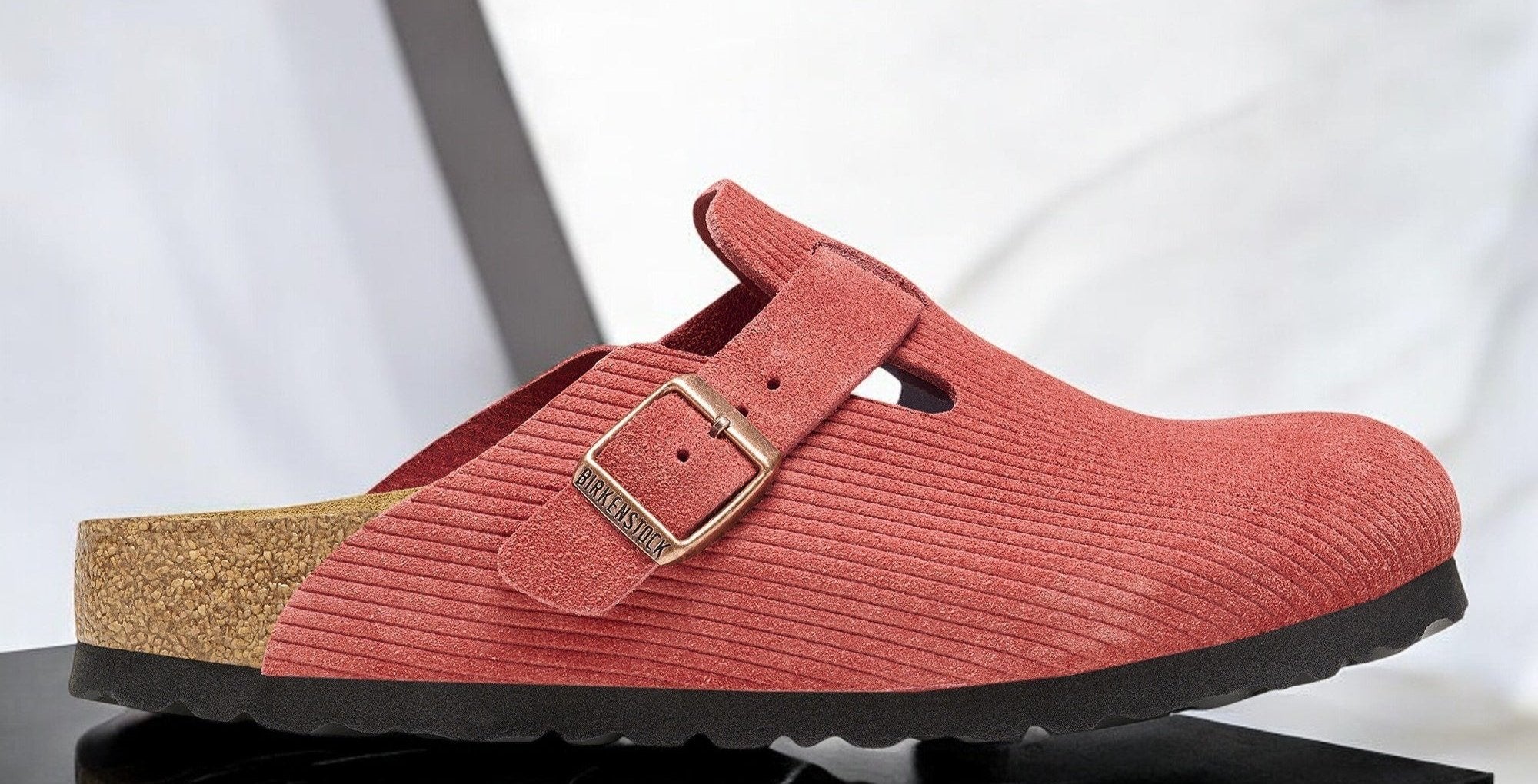 [1026167] Unisex Birkenstock BOSTON SUEDE EMBOSSED 'NARROW FIT'