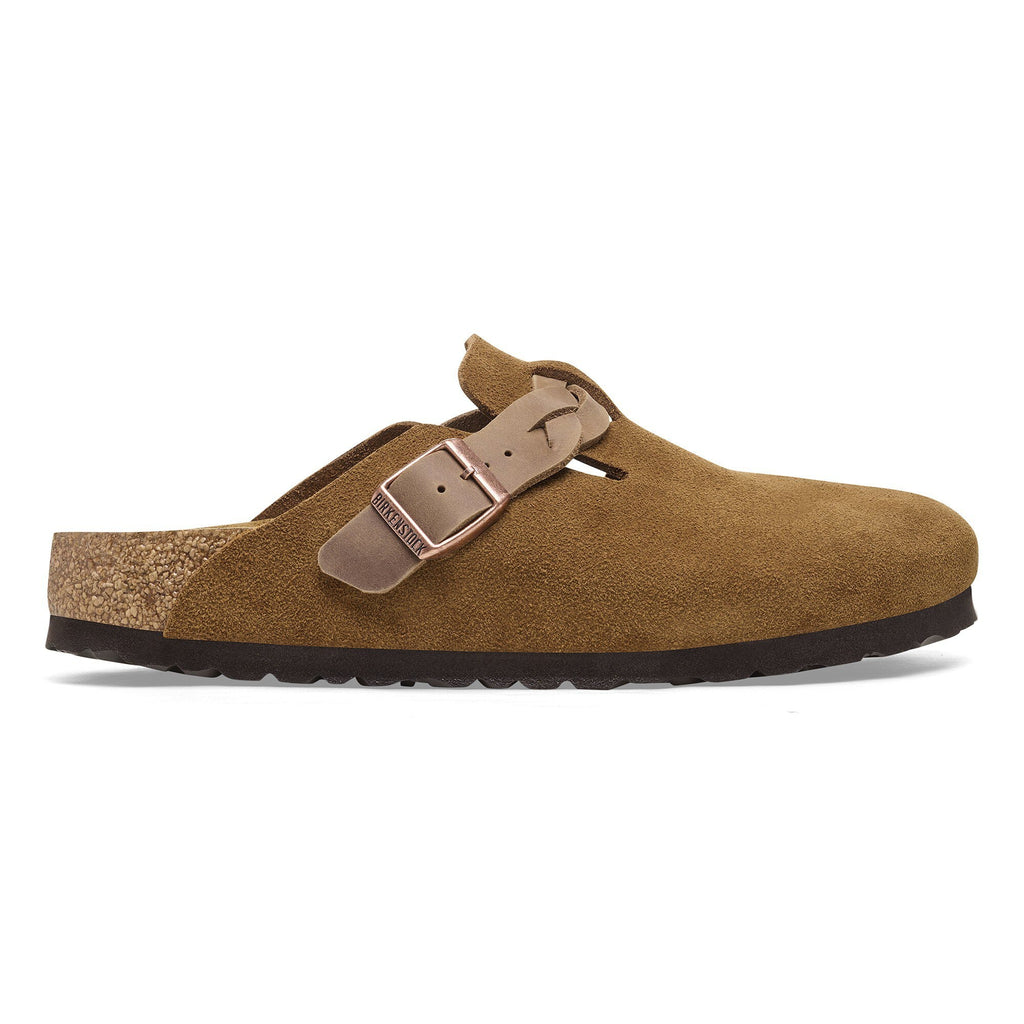 [1026713] Unisex Birkenstock BOSTON BRAIDED SUEDE LEATHER' NARROW FIT'