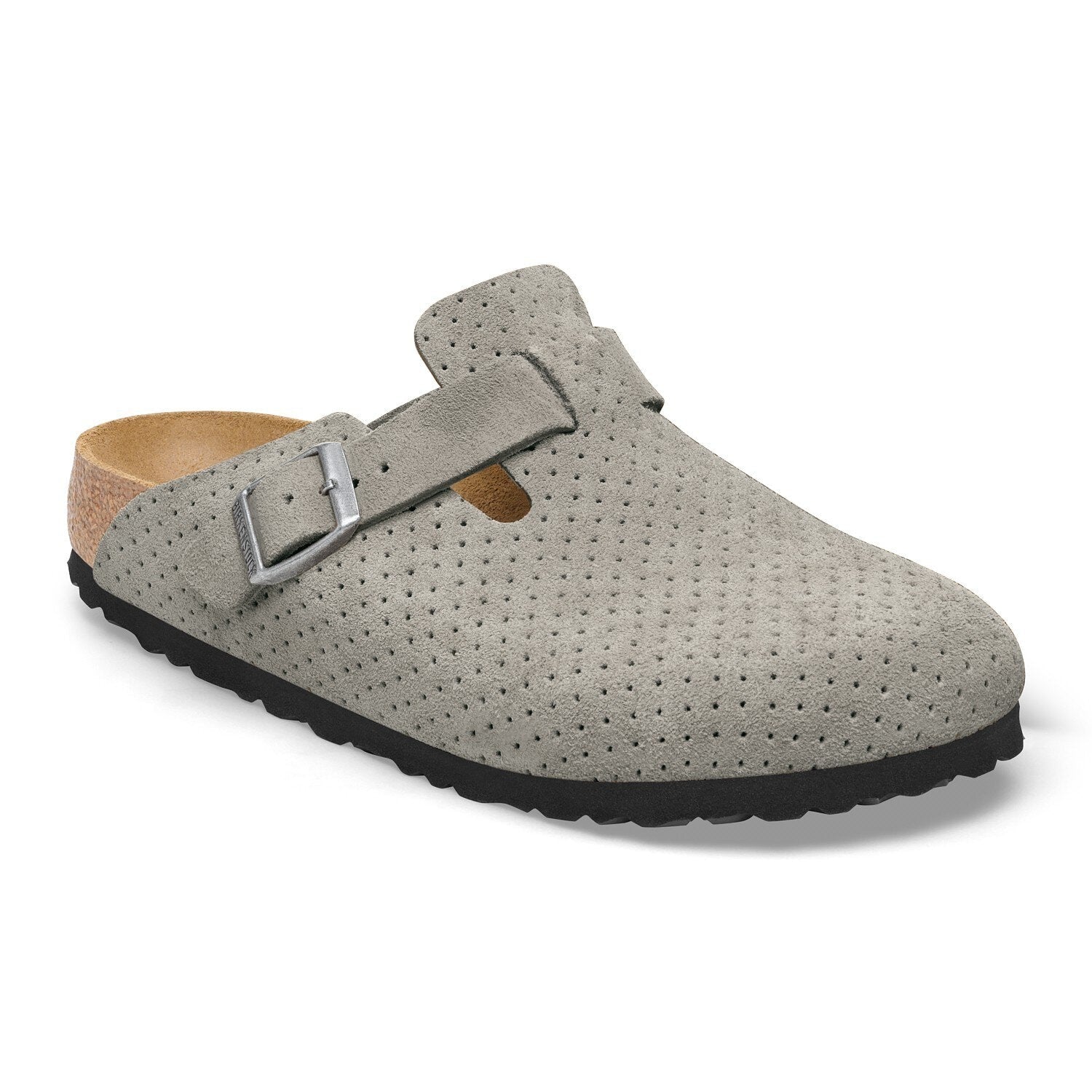 [1027040] Unisex Birkenstock BOSTON SUEDE EMBOSSED 'REGULAR FIT'