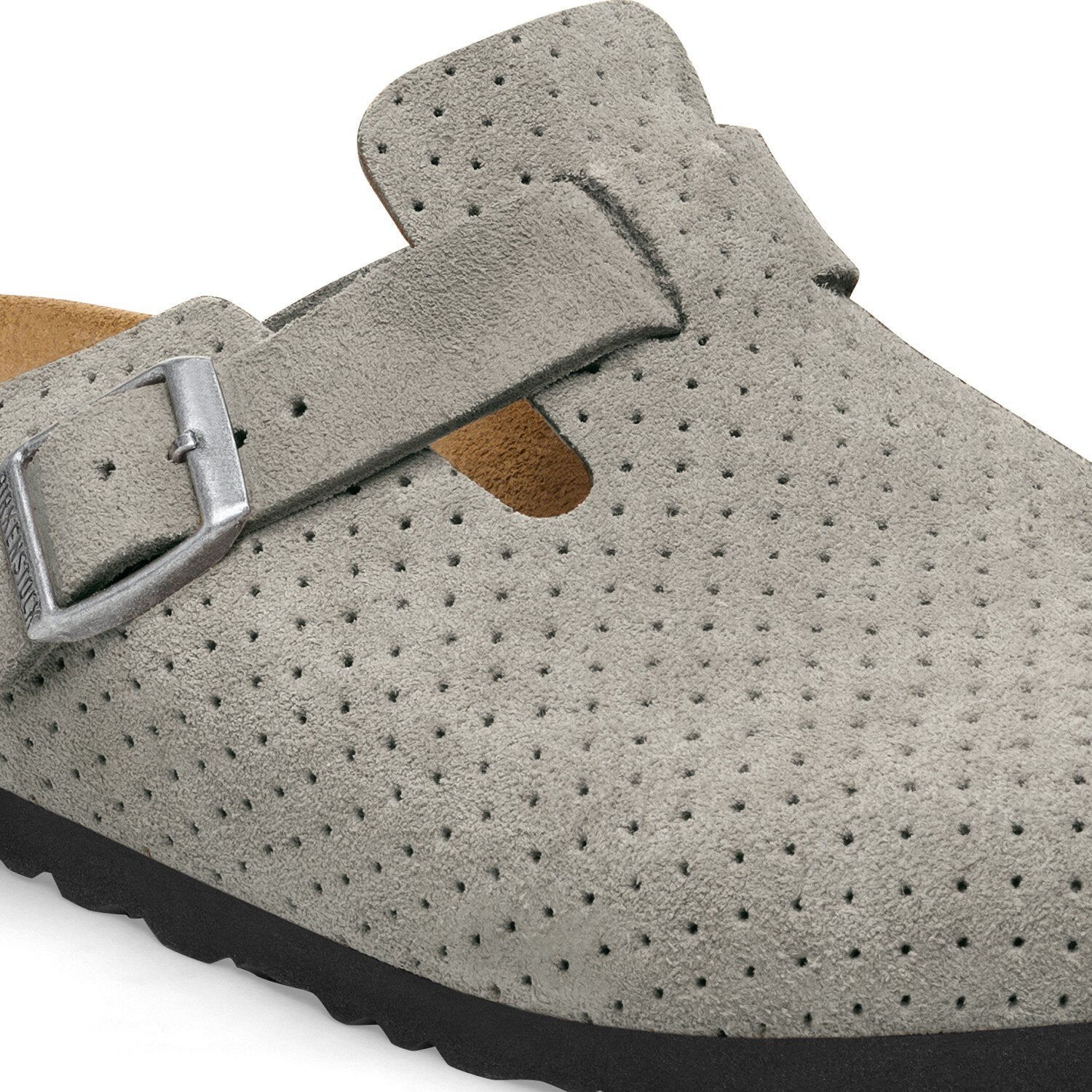 [1027040] Unisex Birkenstock BOSTON SUEDE EMBOSSED 'REGULAR FIT'