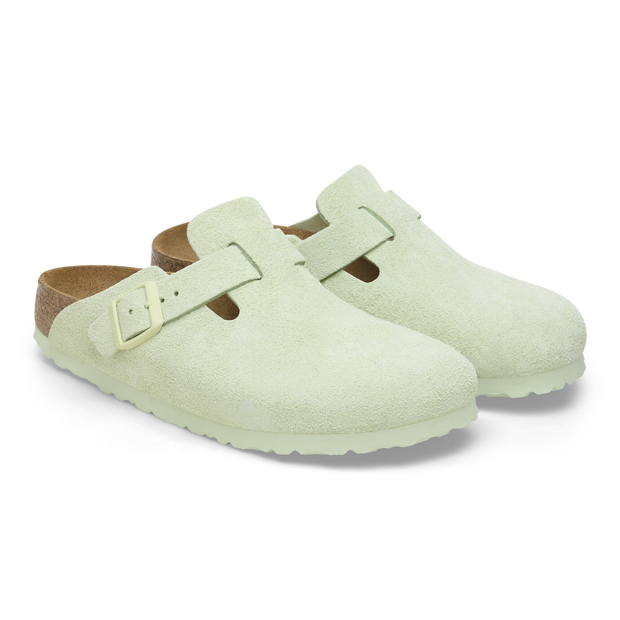 [1027648] Unisex Birkenstock BOSTON SOFT FOOTBED SUEDE LEATHER 'REGULAR FIT'