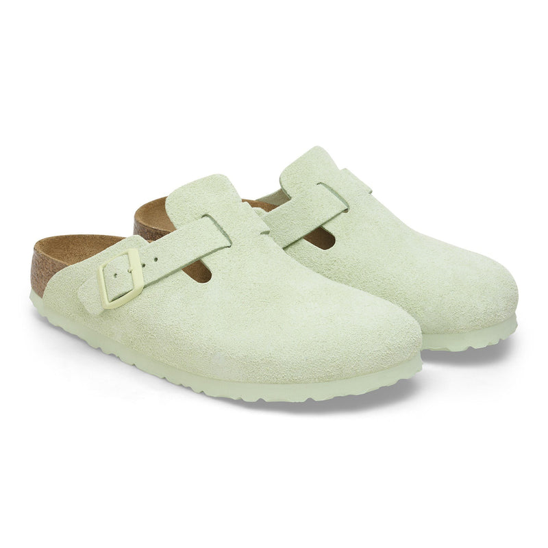 [1027678] Unisex Birkenstock BOSTON SOFT FOOTBED SUEDE LEATHER 'NARROW FIT'