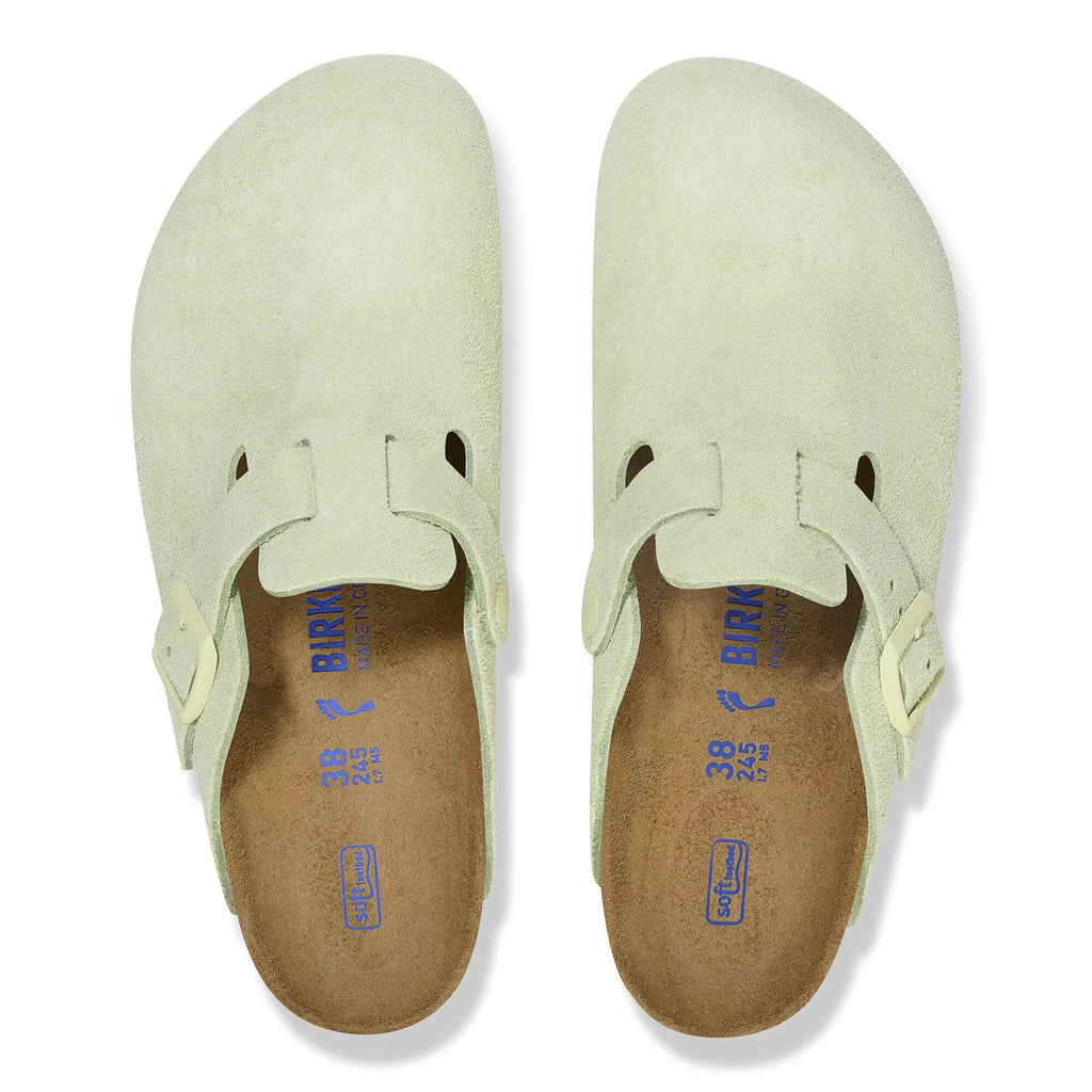[1027648] Unisex Birkenstock BOSTON SOFT FOOTBED SUEDE LEATHER 'REGULAR FIT'