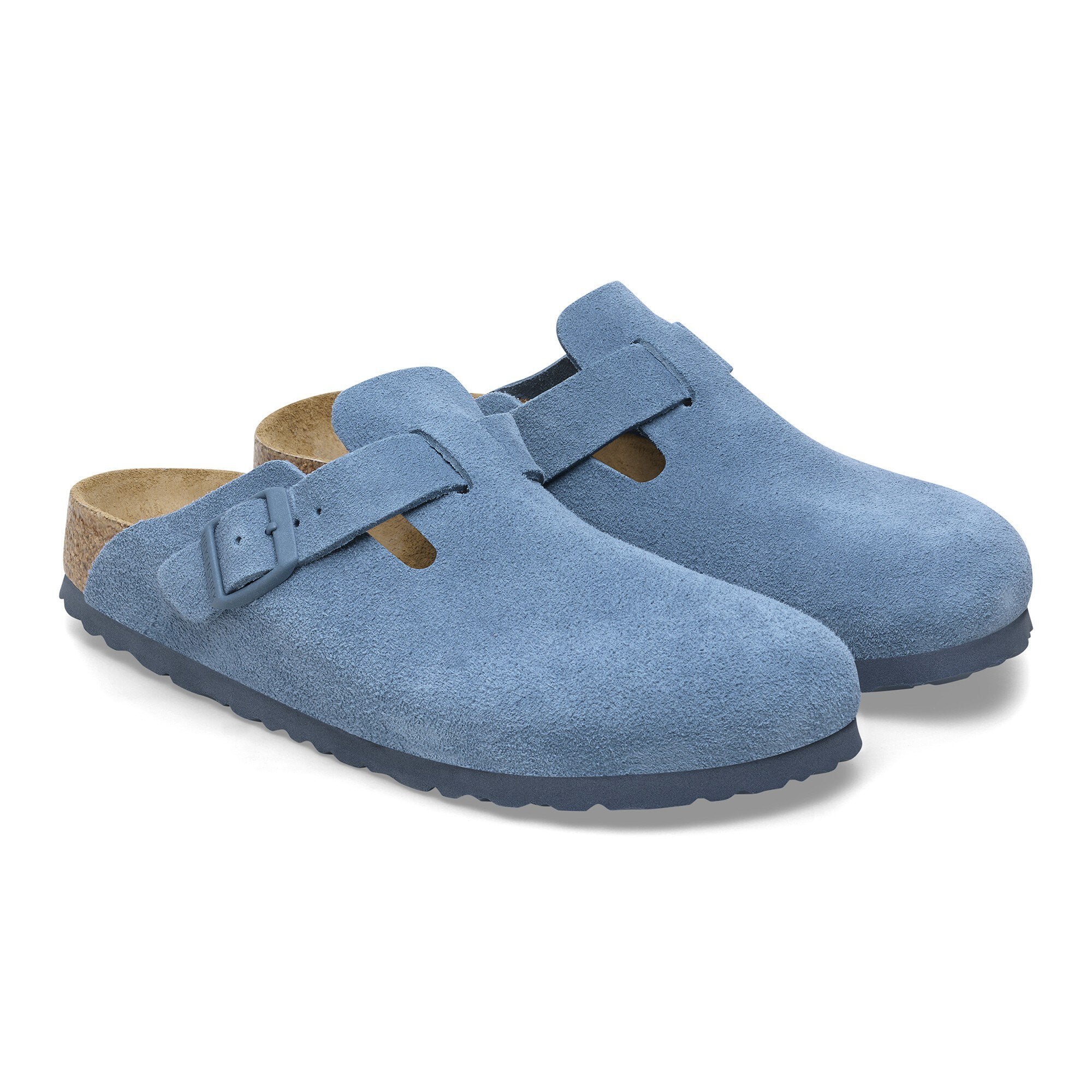 [1027649] Unisex Birkenstock BOSTON SOFT FOOTBED SUEDE LEATHER 'REGULAR FIT'