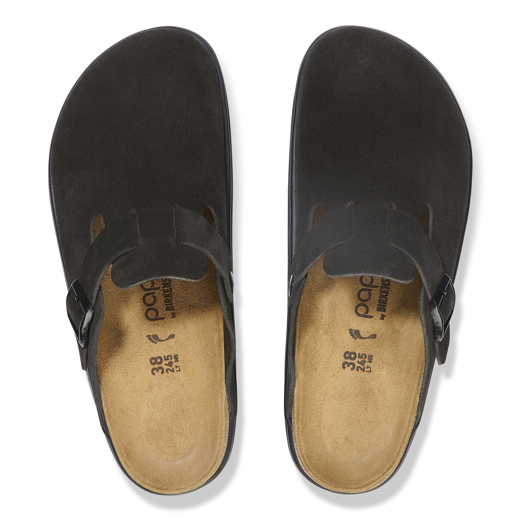 [1028317] Unisex Birkenstock BOSTON CHUNKY SUEDE LEATHER 'NARROW FIT'
