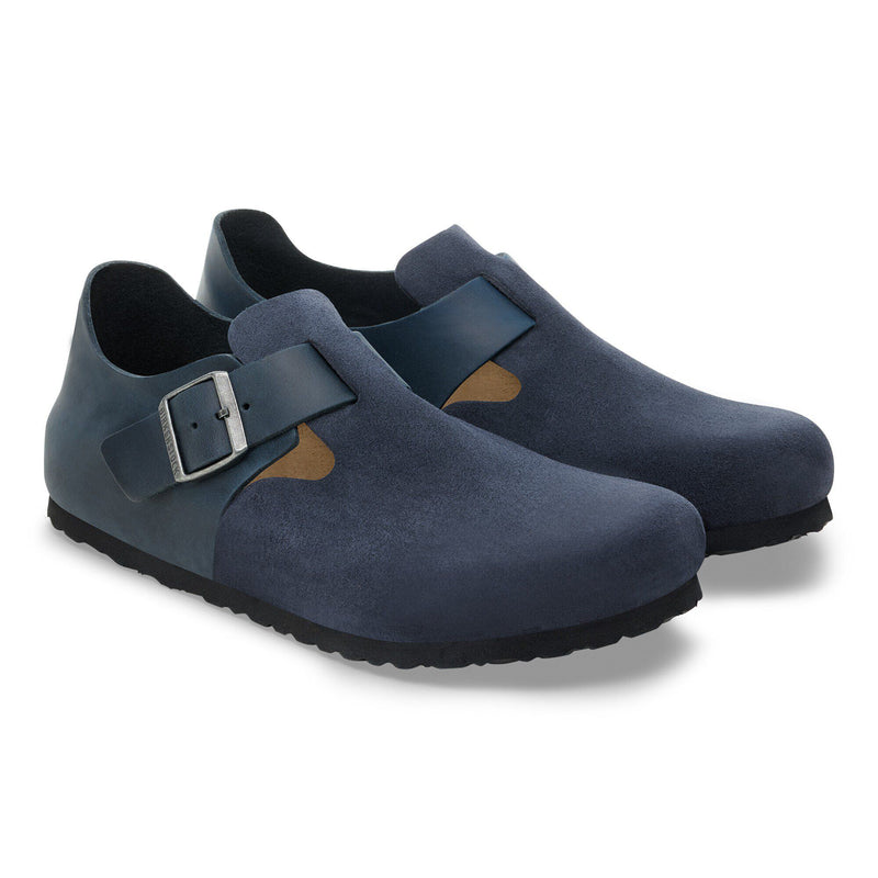 [1030167] UNISEX BIRKENSTOCK LONDON MIXED LEATHER (REGULAR WIDTH)