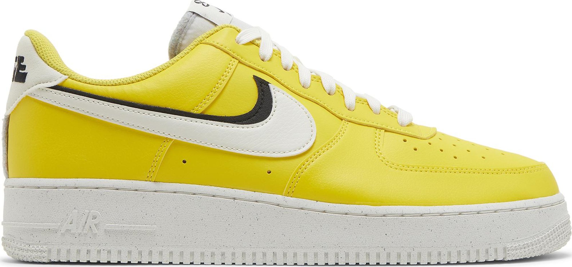 [DO9786-700] Mens Nike AIR FORCE 1 LOW '07 LV8 'TOUR YELLOW SAIL BLACK'