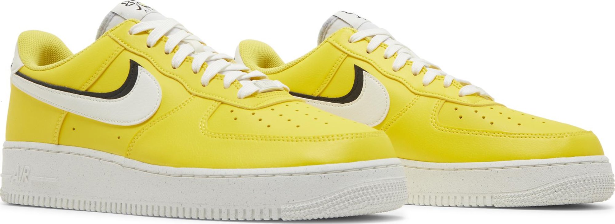 [DO9786-700] Mens Nike AIR FORCE 1 LOW '07 LV8 'TOUR YELLOW SAIL BLACK'