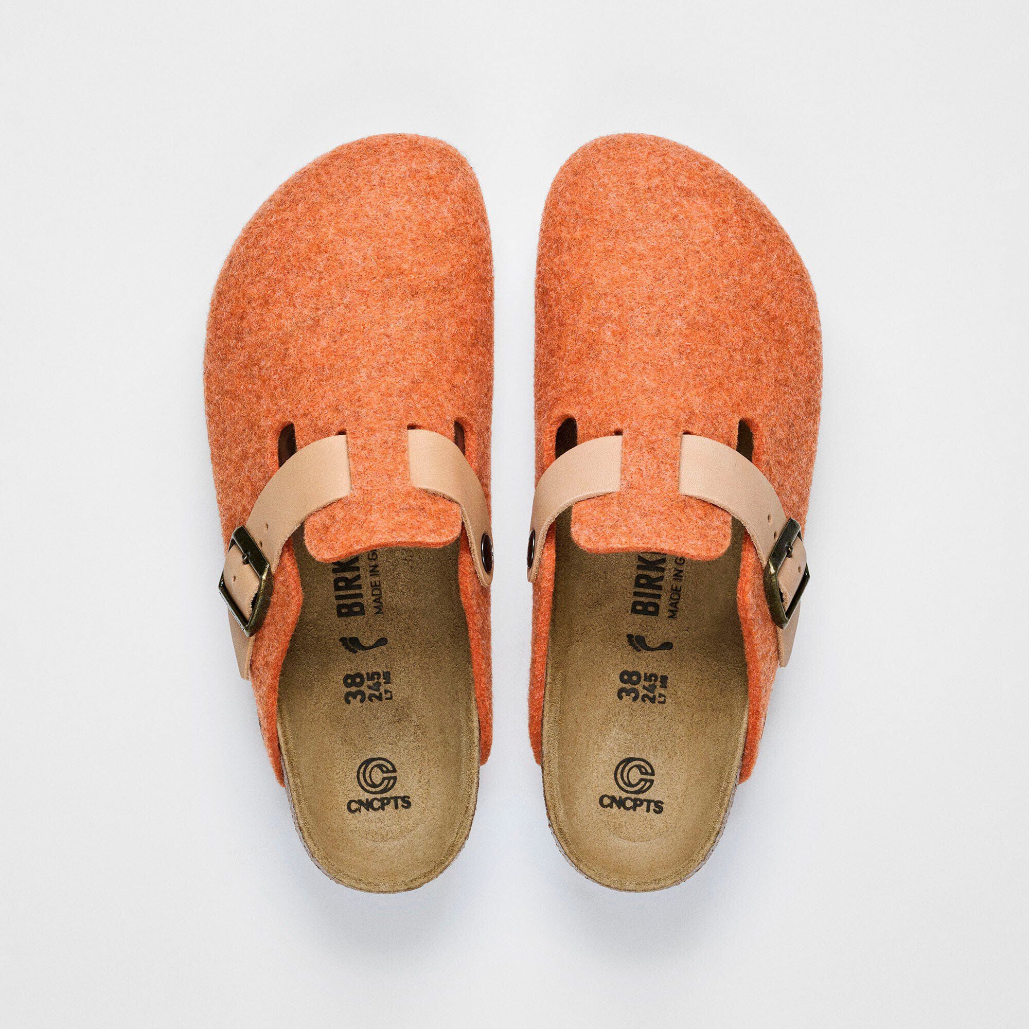 [1031991] WOMENS BIRKENSTOCK X CONCEPTS BOSTON 'ORANGE'