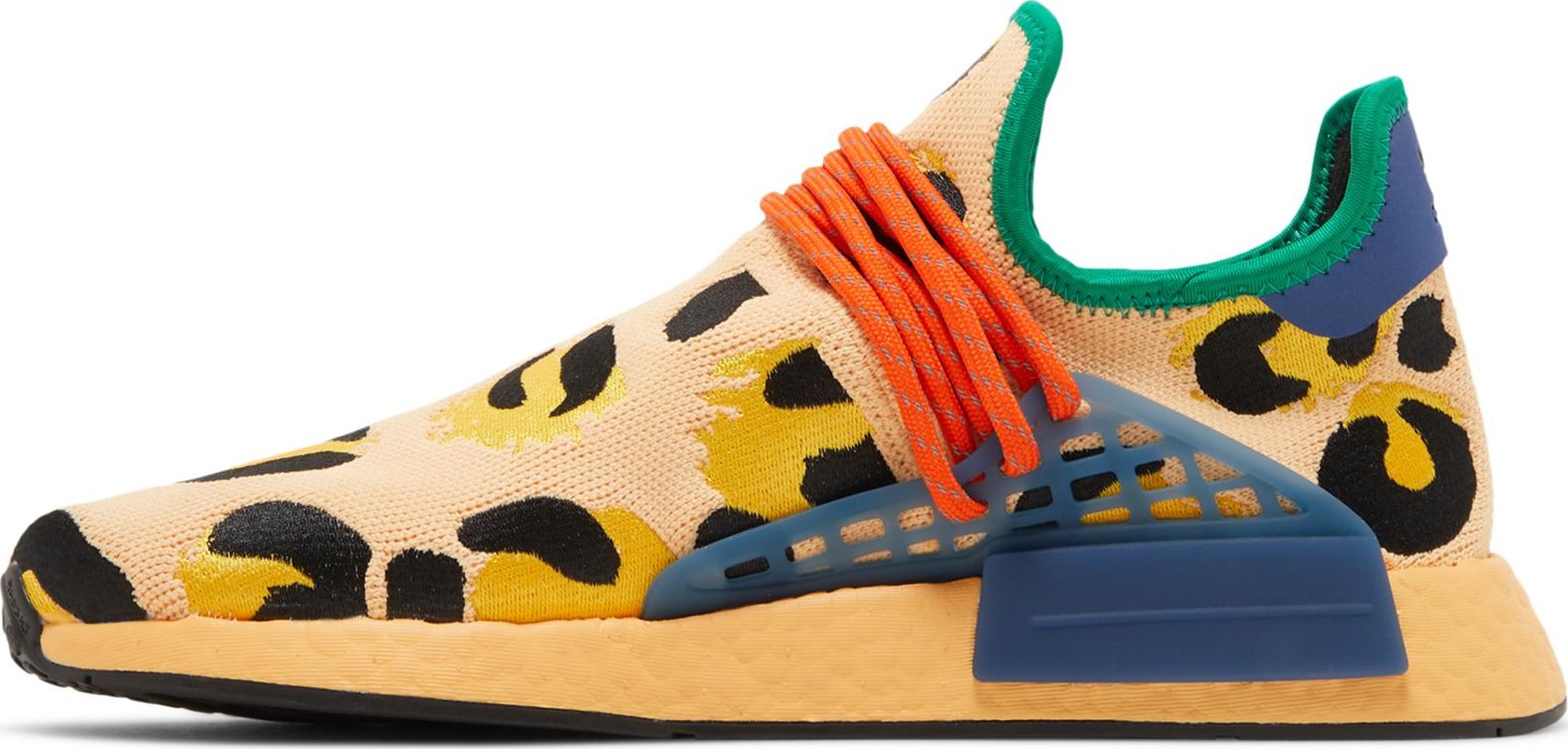 [HP3221] Mens Adidas NMD HU PHARRELL 'ANIMAL PRINT LEOPARD PULSE AMBER'