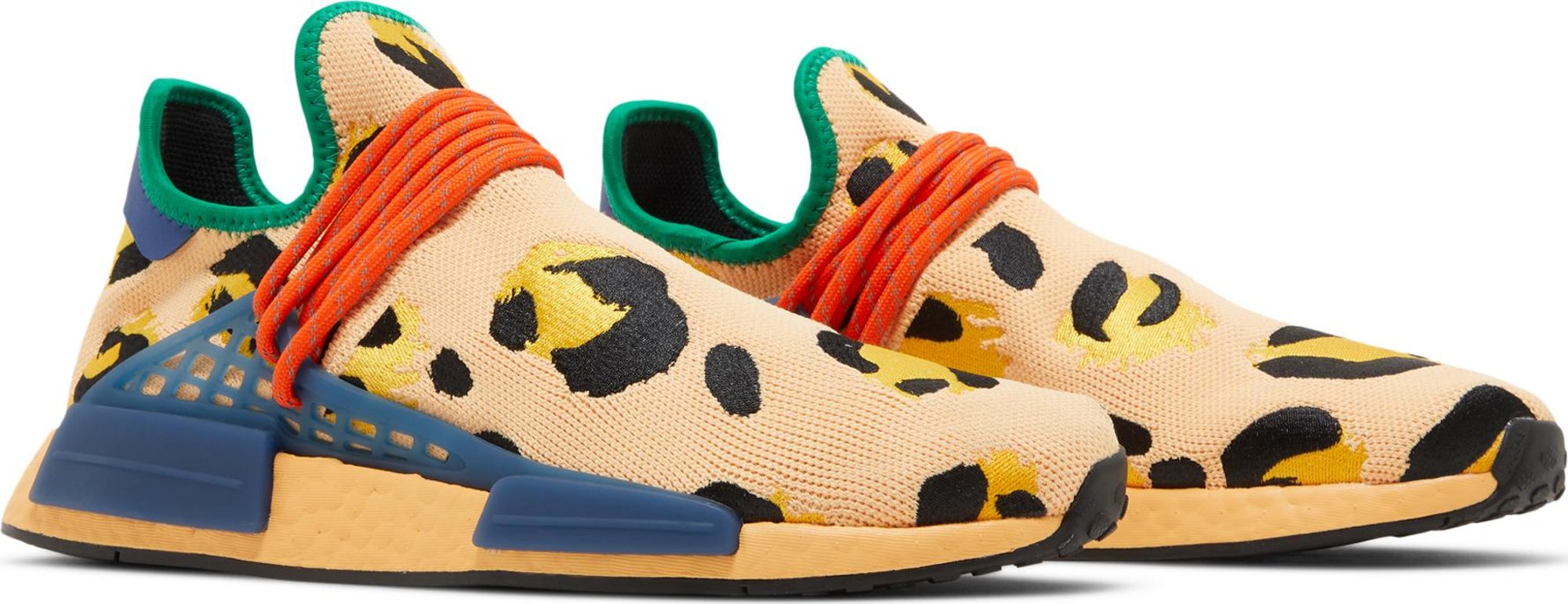 [HP3221] Mens Adidas NMD HU PHARRELL 'ANIMAL PRINT LEOPARD PULSE AMBER'