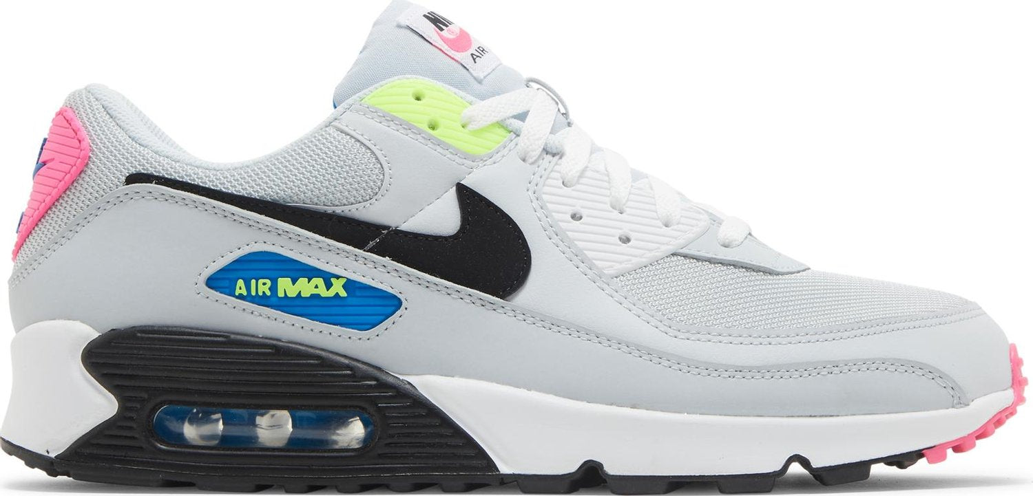 [DZ4398-001] Mens Nike AIR MAX 90 'GREY NEON'