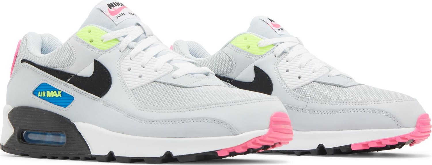 [DZ4398-001] Mens Nike AIR MAX 90 'GREY NEON'