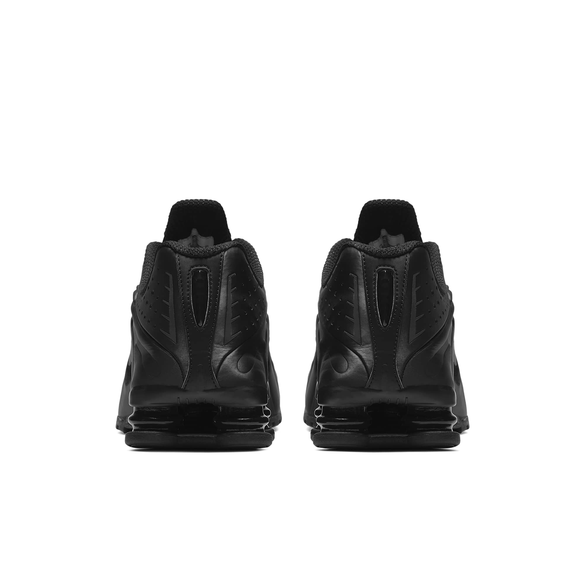 [104265-044] Mens Nike SHOX R4 'TRIPLE BLACK MATTE'