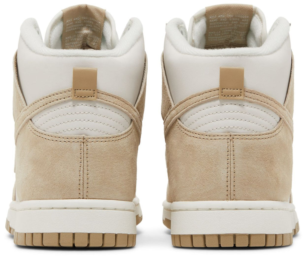 [DQ7679-001] MENS NIKE DUNK HIGH 'TAN SUEDE WHITE'