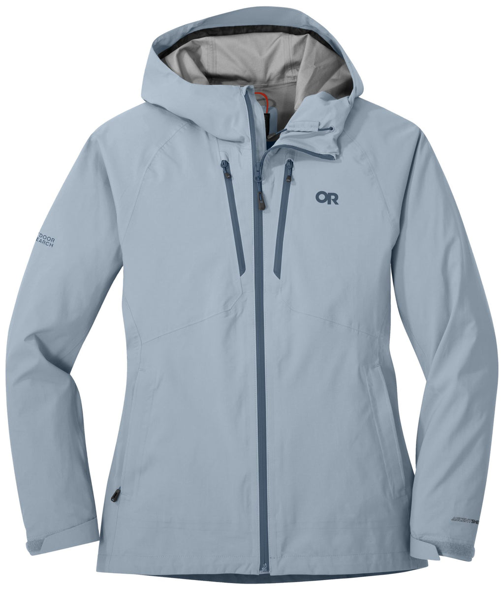 WOMENS OUTDOOR RESEARCH MICROGRAVITY ASCENTSHELL WATERPROOF WINDPROOF JACKET