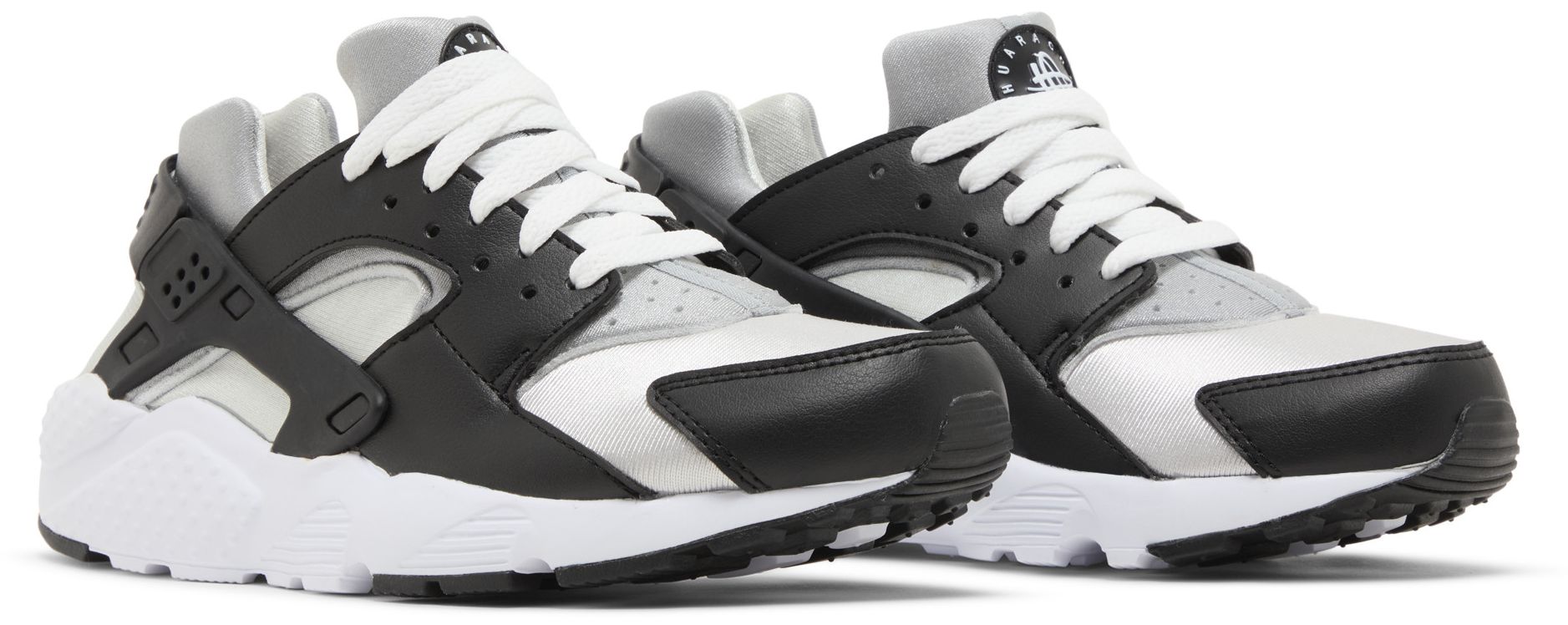[654275-044] GRADE SCHOOL NIKE AIR HUARACHE RUN 'BLACK NEUTRAL GREY' (GS)