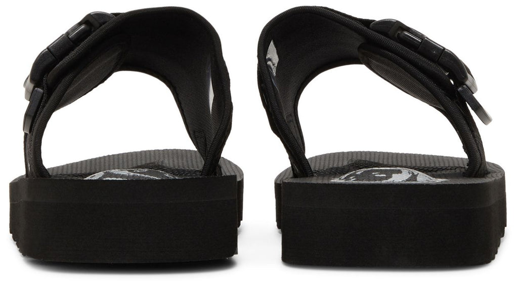 [821-3810/BLACK] MENS BILLIONAIRE BOYS CLUB SPACEWALKER II SLIDE 'HEART AND MIND - BLACK'