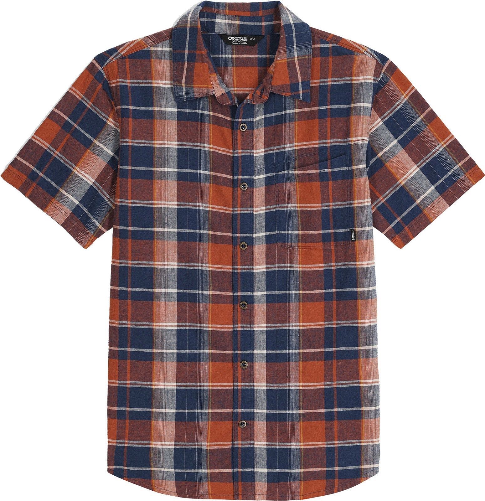 [282283-2650] MENS OUTDOOR RESEARCH WEISSE BUTTON DOWN UPF 30 SHIRT