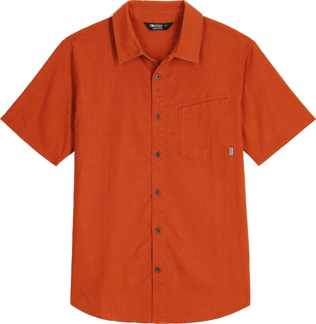 [282283-2449] MENS OUTDOOR RESEARCH WEISSE BUTTON DOWN UPF 30 SHIRT