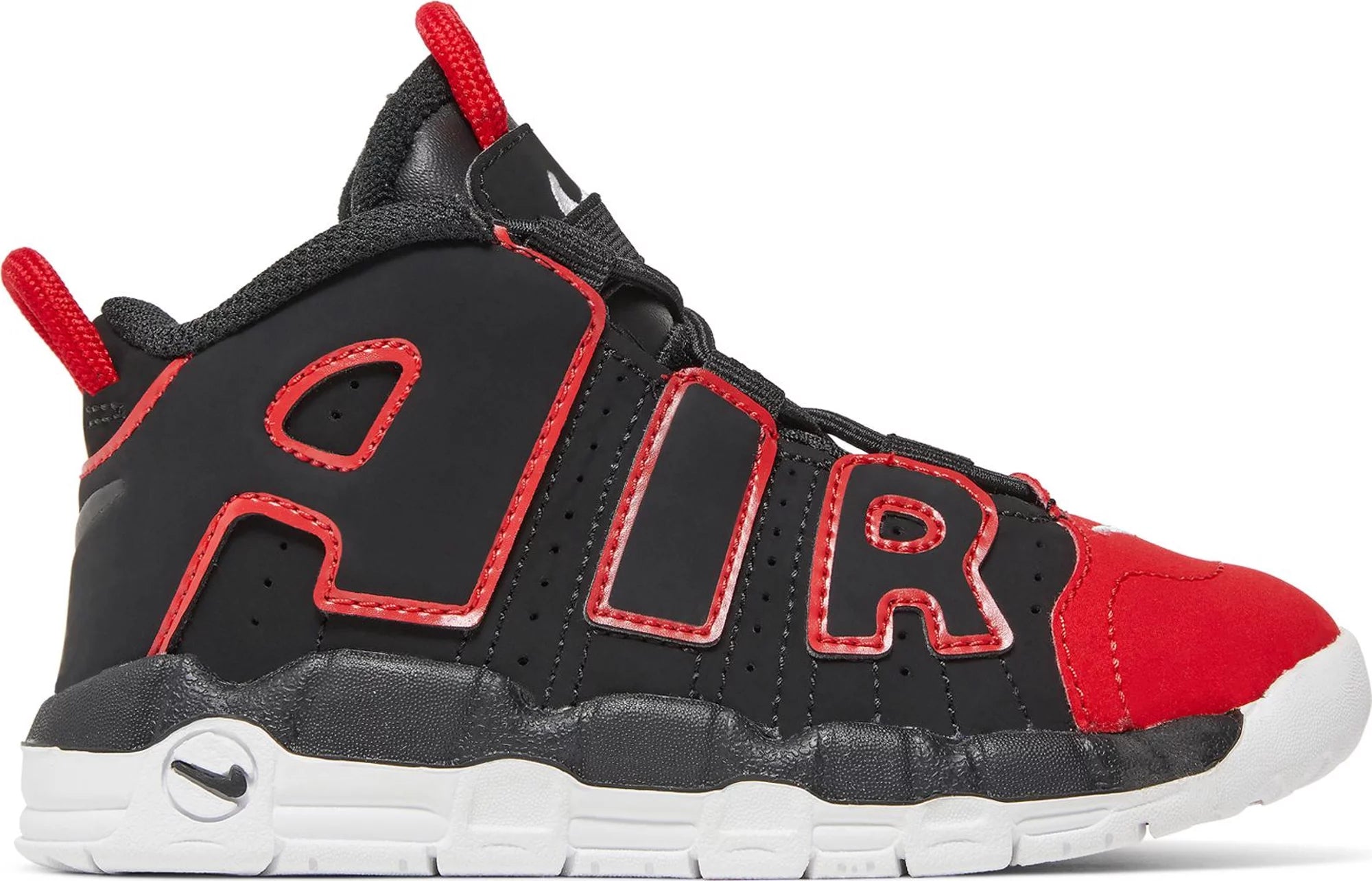 [FB1345-001] Toddlers Nike AIR MORE UPTEMPO 96 'RED TOE (TD)'