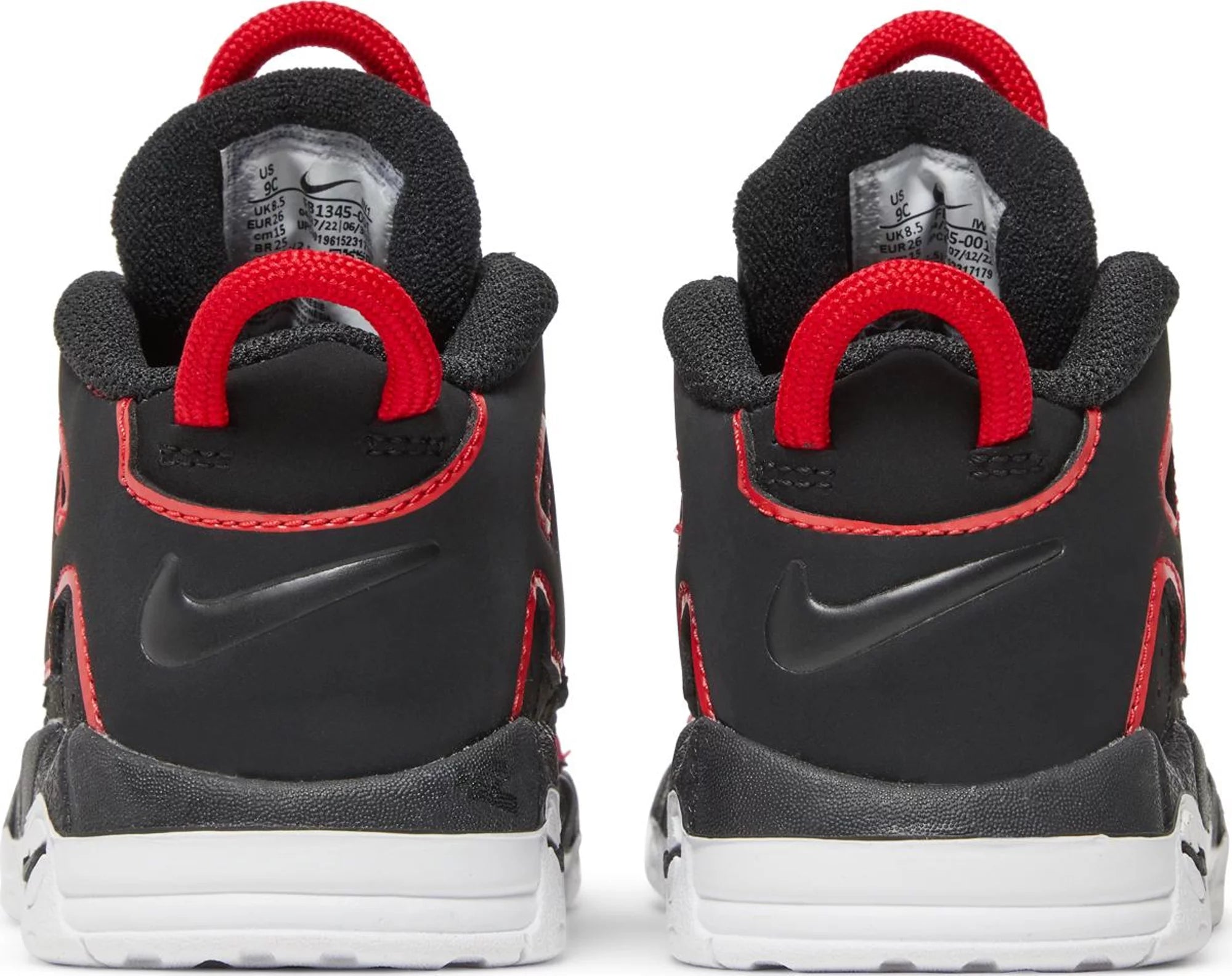 [FB1345-001] Toddlers Nike AIR MORE UPTEMPO 96 'RED TOE (TD)'