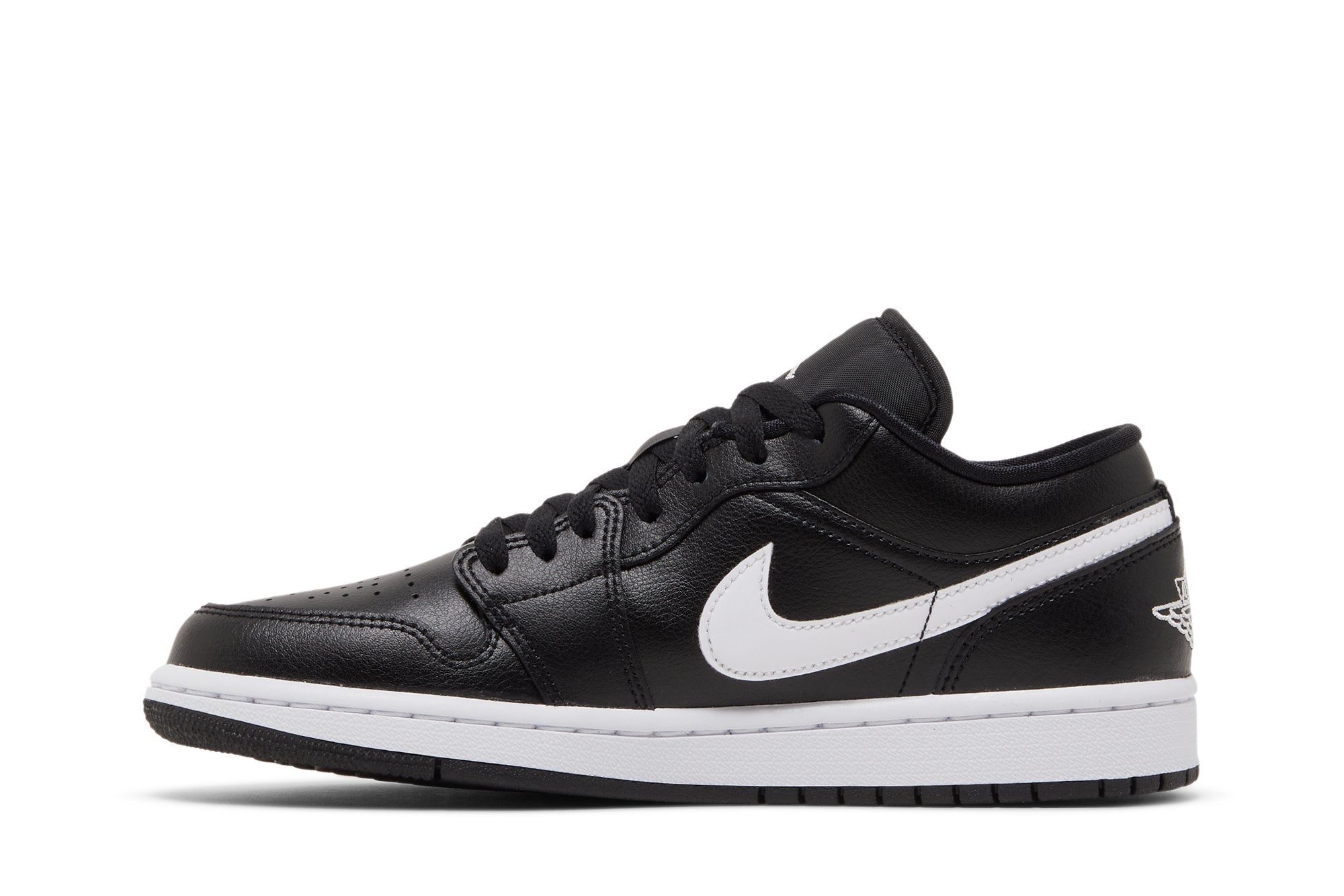 [DV0990-001] Womens Air Jordan Retro 1 Low 'Black White (2022)' (W)