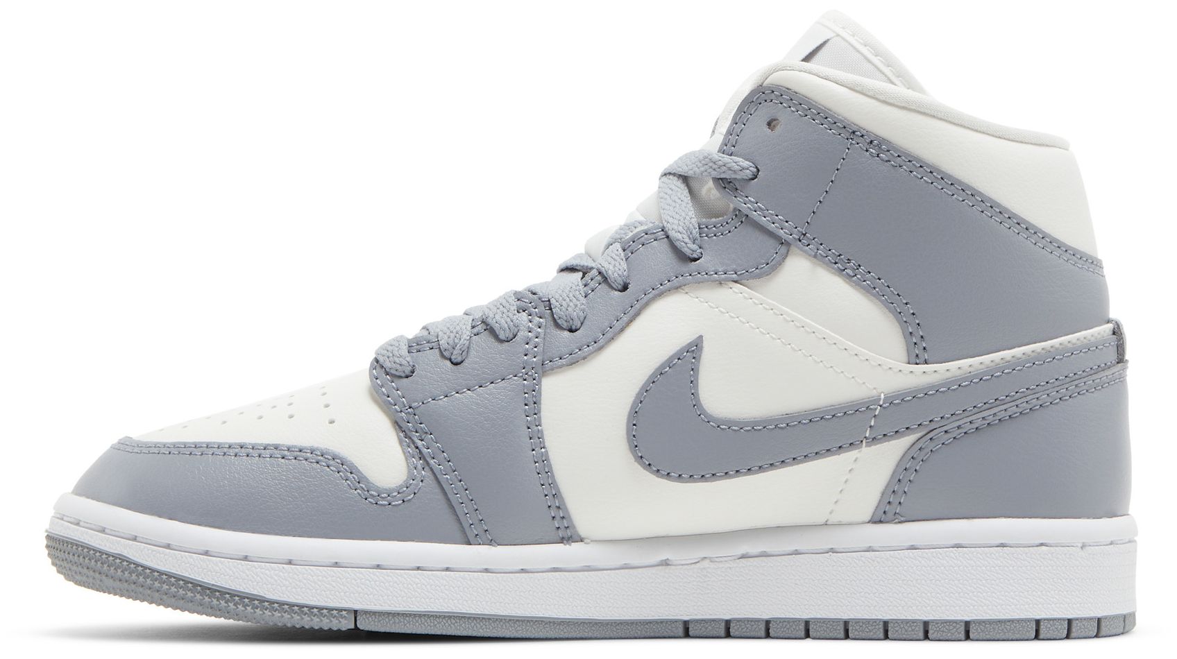 [BQ6472-115] WOMENS AIR JORDAN RETRO 1 MID 'STEALTH'