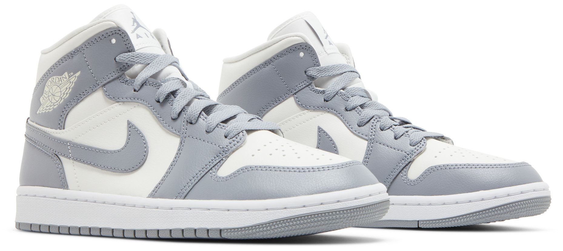 [BQ6472-115] WOMENS AIR JORDAN RETRO 1 MID 'STEALTH'