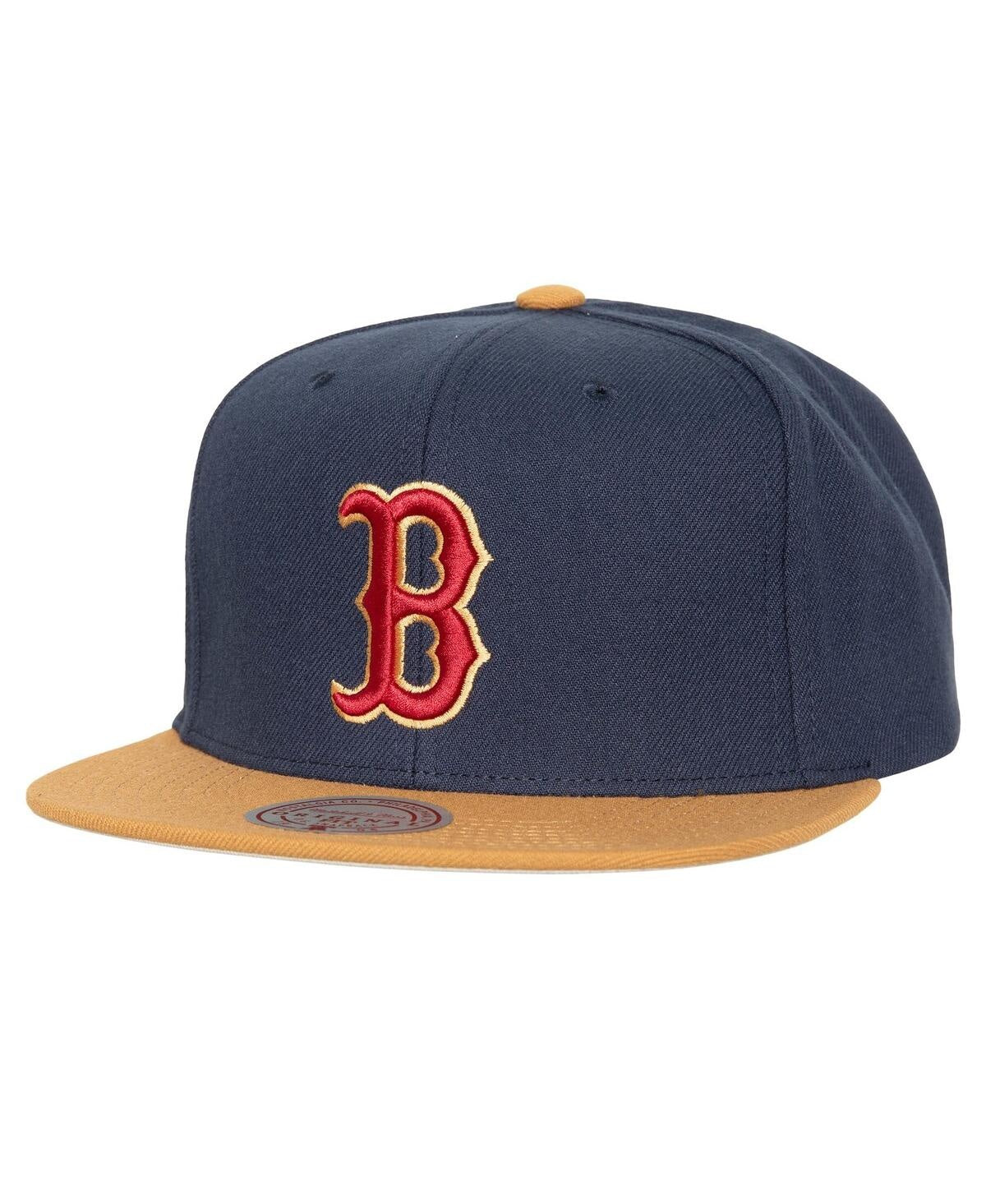 MENS MITCHELL & NESS MLB WORK IT SNAPBACK RED SOX - NAVY