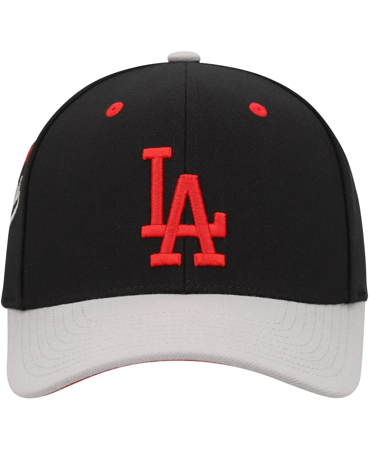 MENS MITCHELL & NESS MLB BRED PRO SNAPBACK DODGERS - BLACK