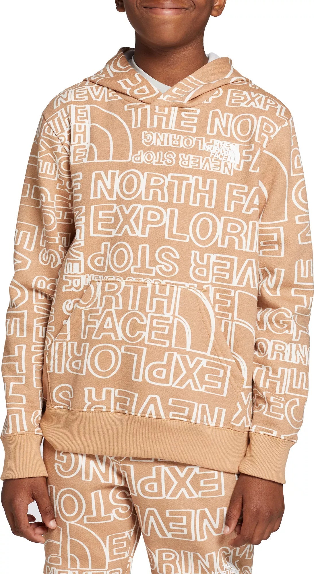 [NF0A82SWRJI] YOUTH THE NORTH FACE CAMP FLEECE PULLOVER HOODIE