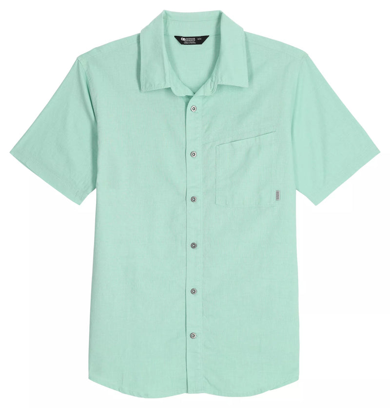[282283-2446] MENS OUTDOOR RESEARCH WEISSE BUTTON DOWN UPF 30 SHIRT