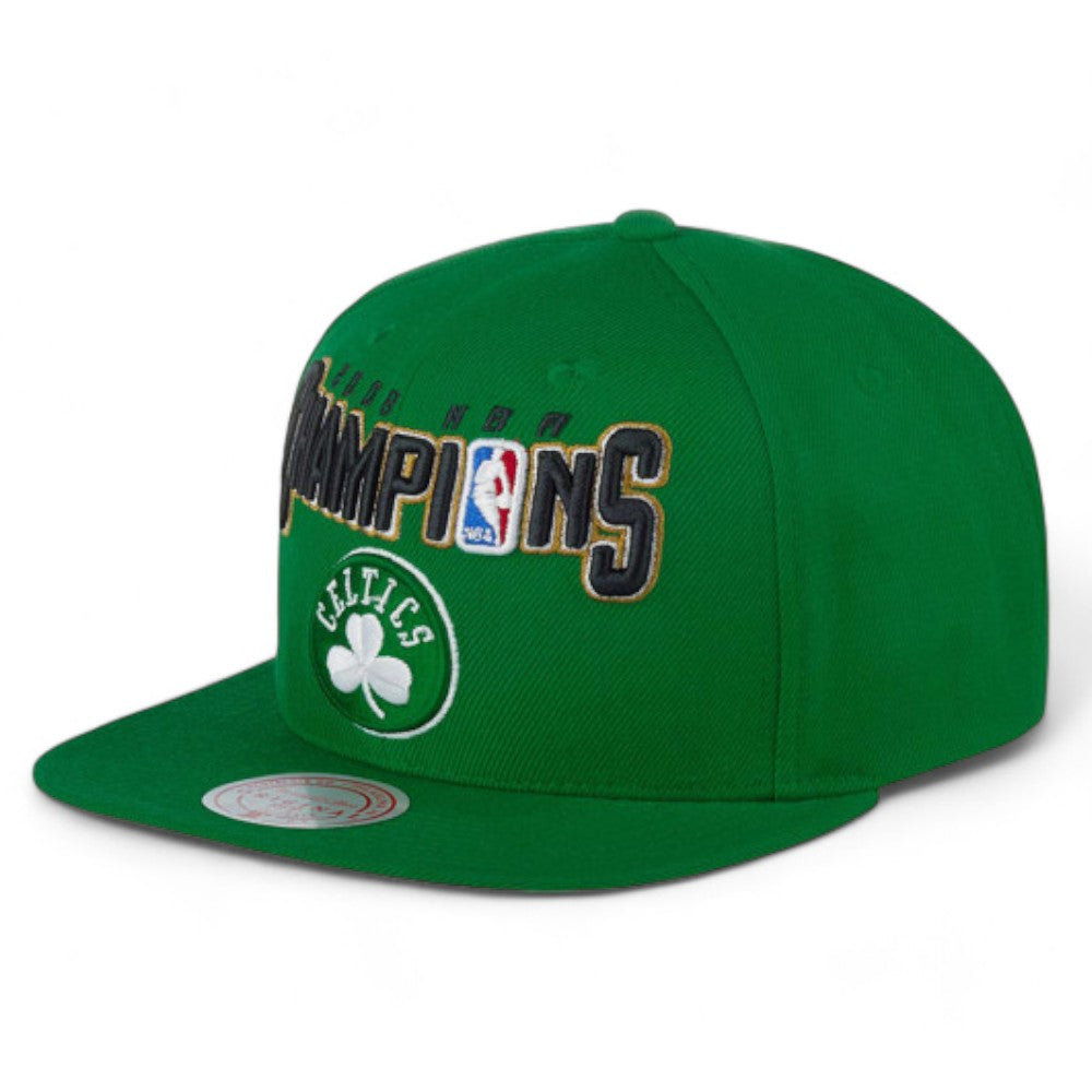 MENS MITCHELL & NESS NBA 2008 NBA CHAMPS SNAPBACK HWC CELTICS - GREEN