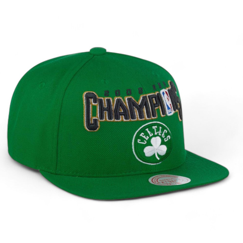 MENS MITCHELL & NESS NBA 2008 NBA CHAMPS SNAPBACK HWC CELTICS - GREEN