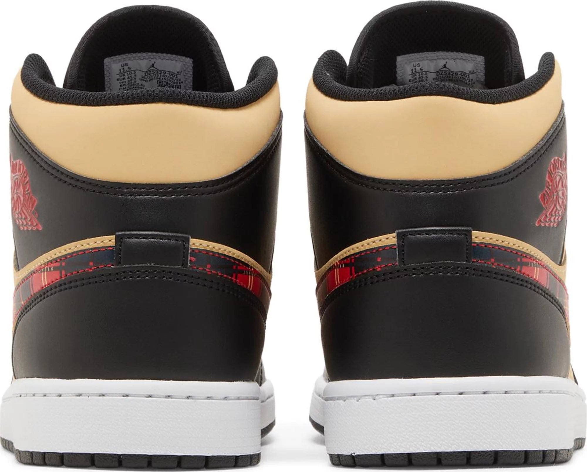 [DZ5329-001] Mens Air Jordan Retro 1 Mid SE 'Tartan Swoosh'