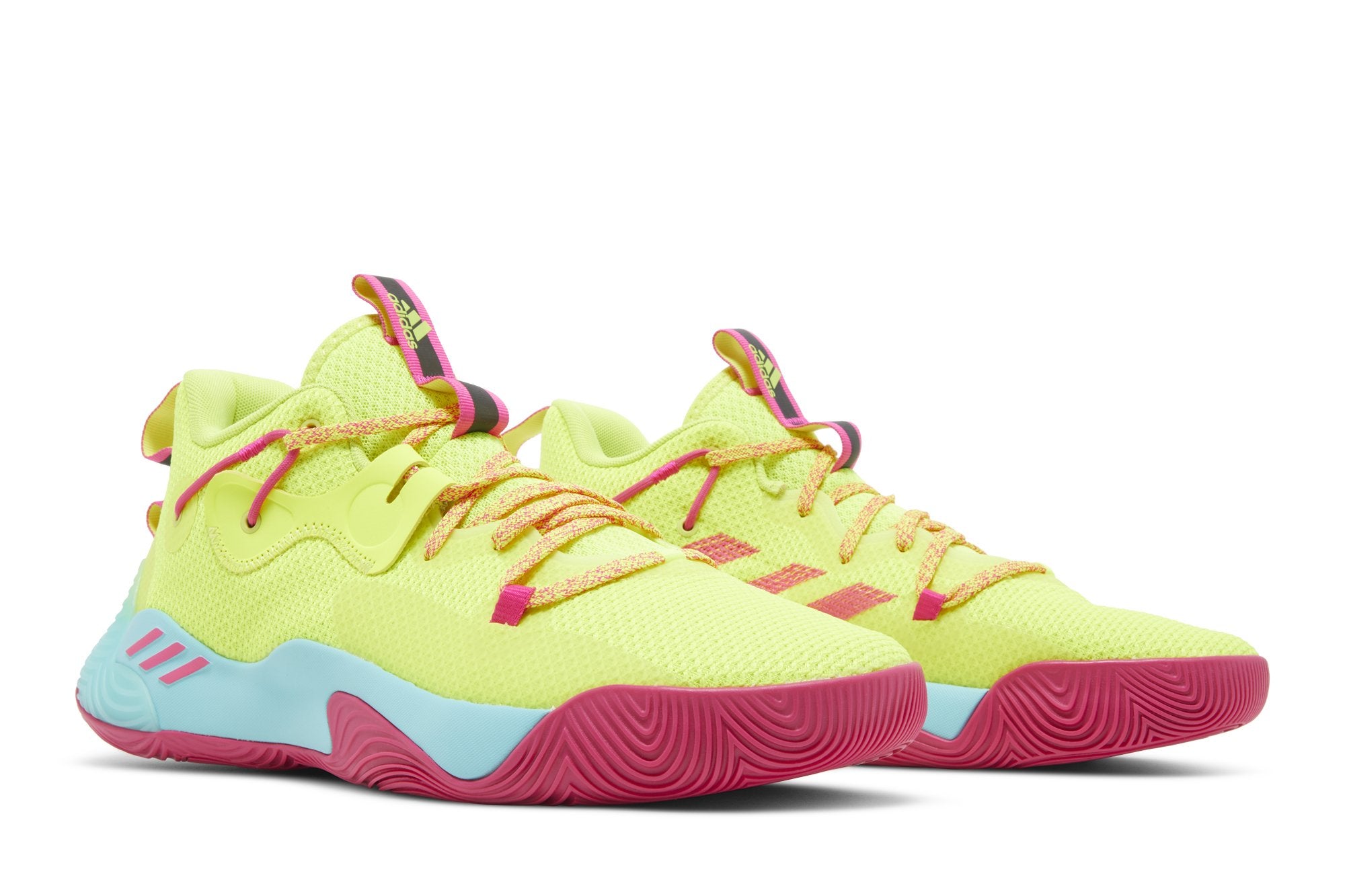 [GY8634] Mens Adidas Harden Stepback 3 'Solar Yellow Shock Pink'