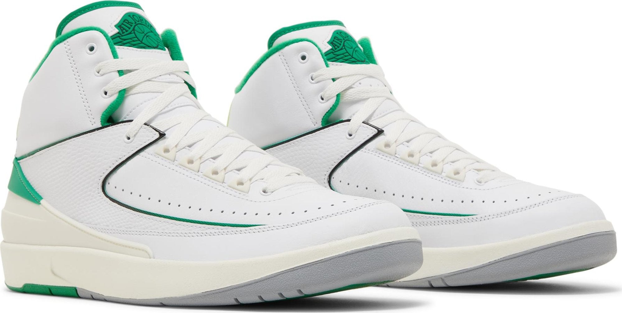 [DR8884-103] Mens Air Jordan Retro 2 'Lucky Green'