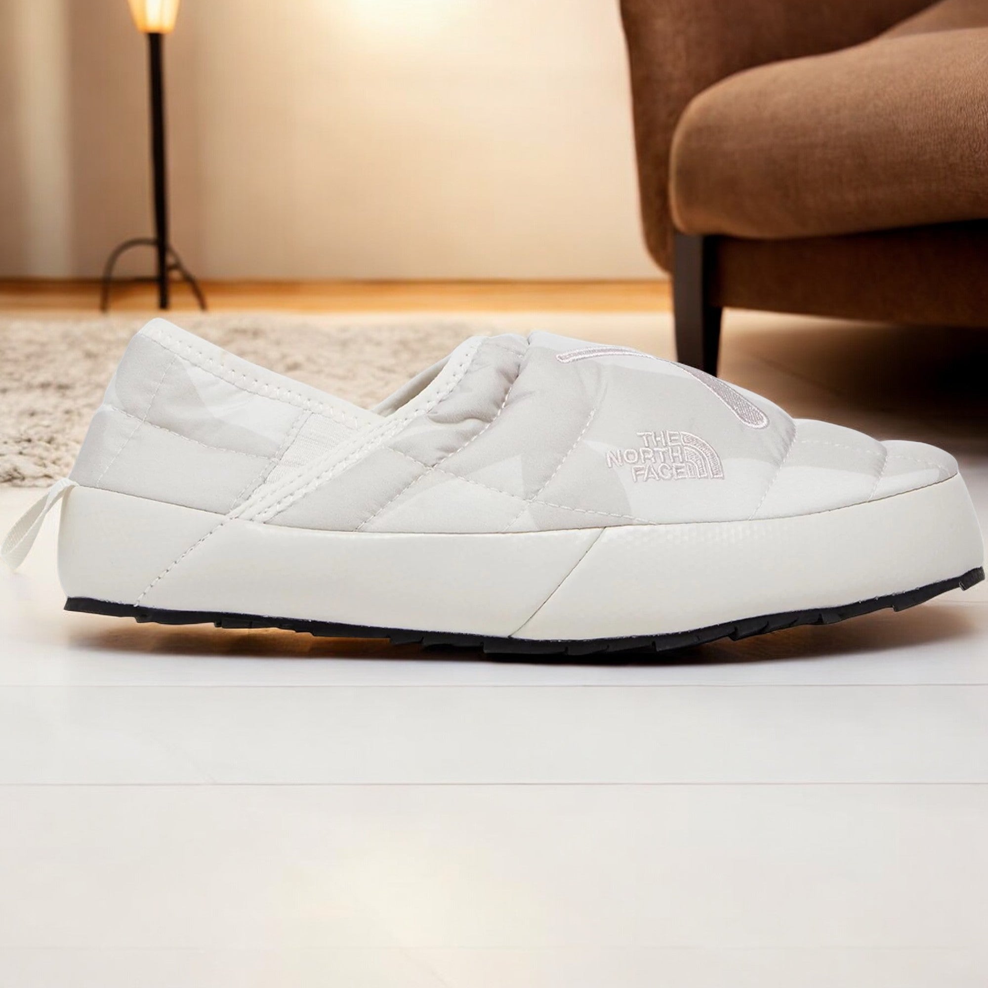 [NF0A819N944] Womens The North Face THERMOBALL TRACTION MULE VP 'KAWS MOONLIGHT IVORY D2 NUPTSE PRINT (W)'