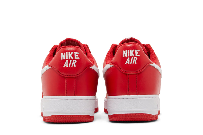 [FD7039-600] Mens Nike AIR FORCE 1 LOW RETRO QS 'COLOR OF THE MONTH UNIVERSITY RED WHITE'