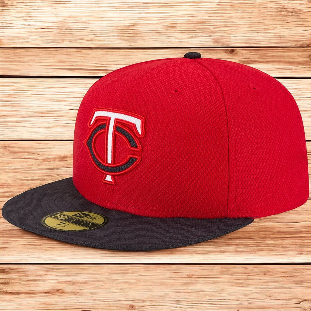 [10757949] Mens New Era MLB Diamond Era 59Fifty Fitted Cap Minnesota Twins