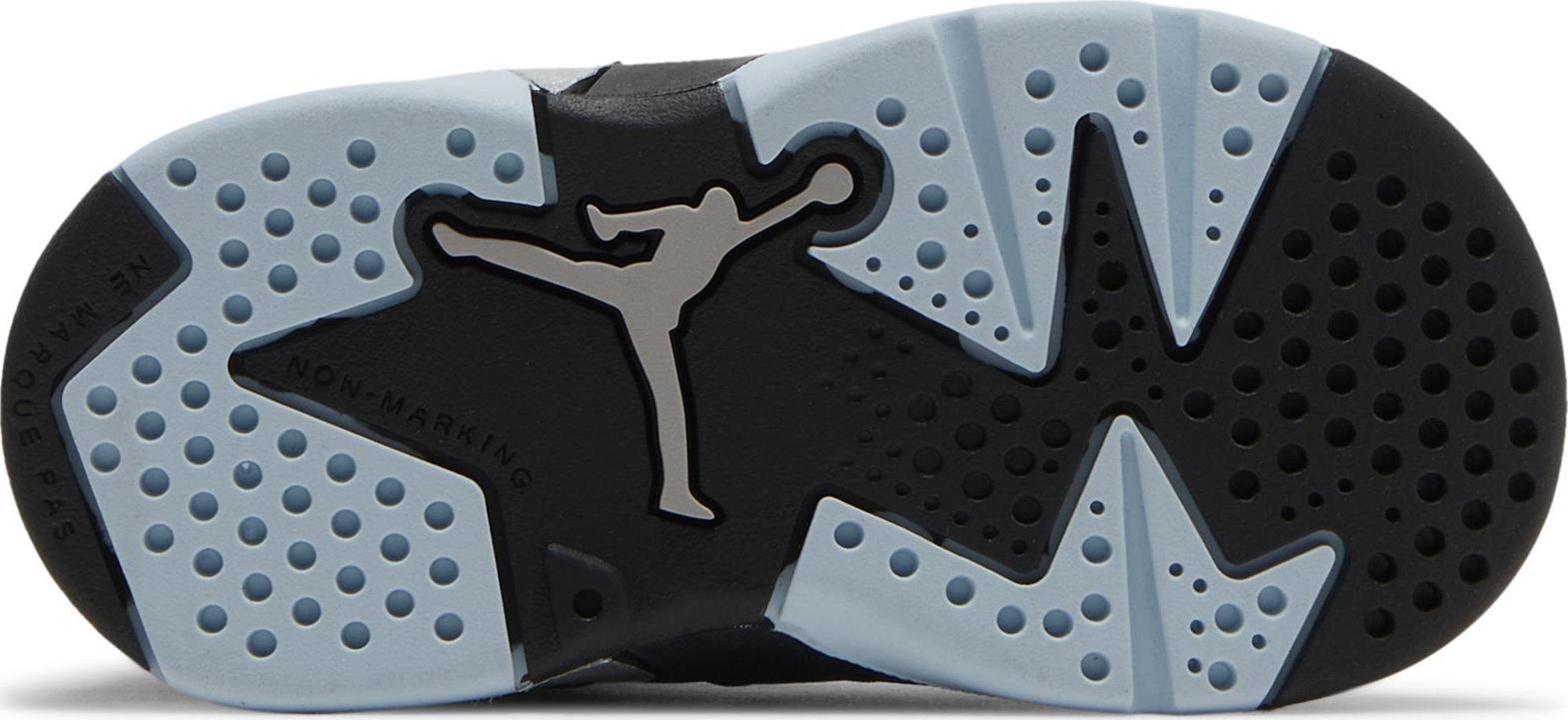 [DX6179-001] Toddlers Air Jordan RETRO 6 'CHROME METALLIC SILVER (TD)'