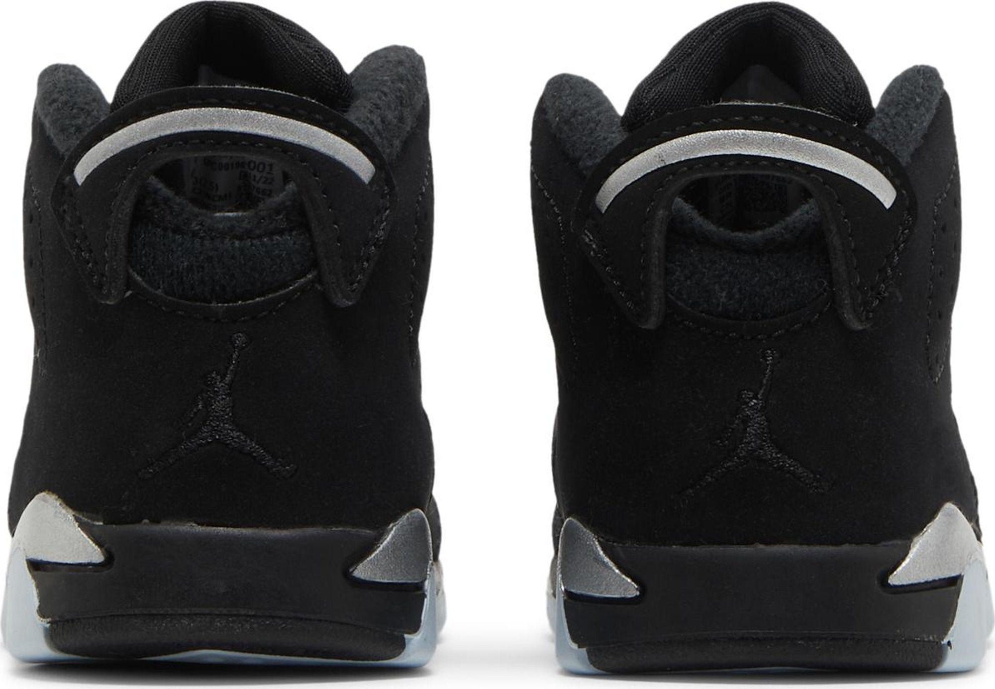 [DX6179-001] Toddlers Air Jordan RETRO 6 'CHROME METALLIC SILVER (TD)'
