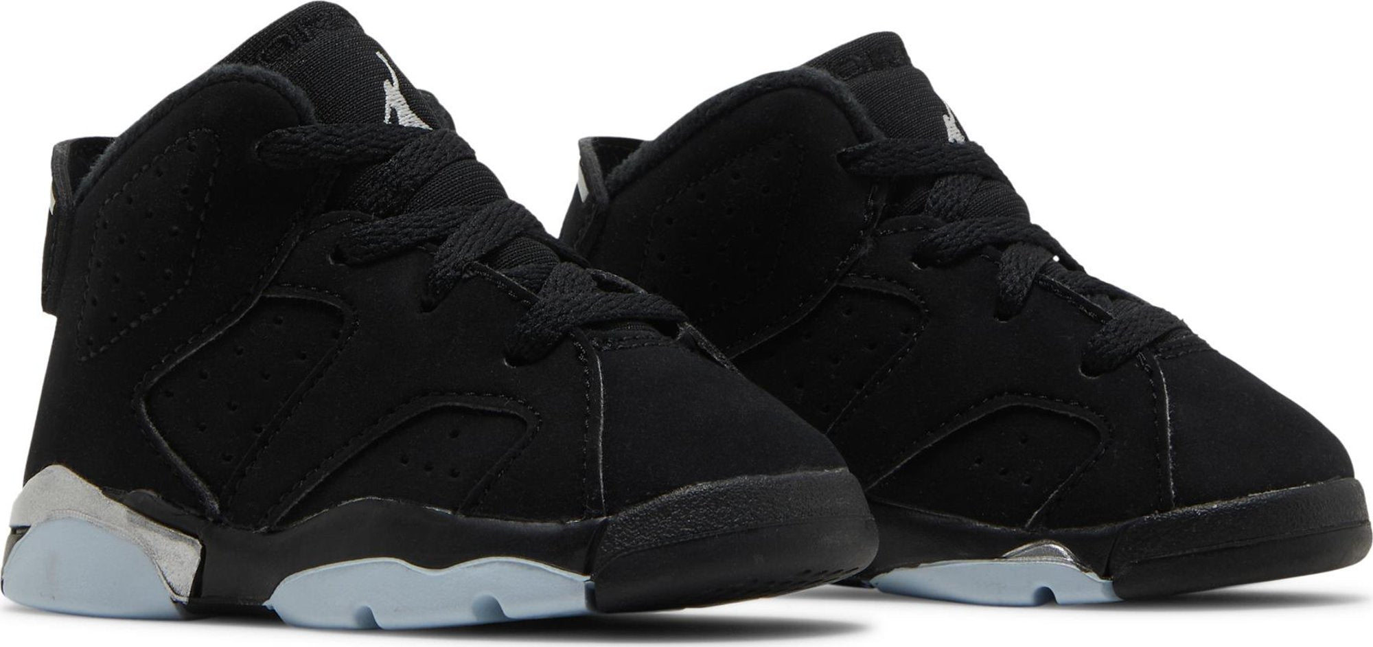 [DX6179-001] Toddlers Air Jordan RETRO 6 'CHROME METALLIC SILVER (TD)'