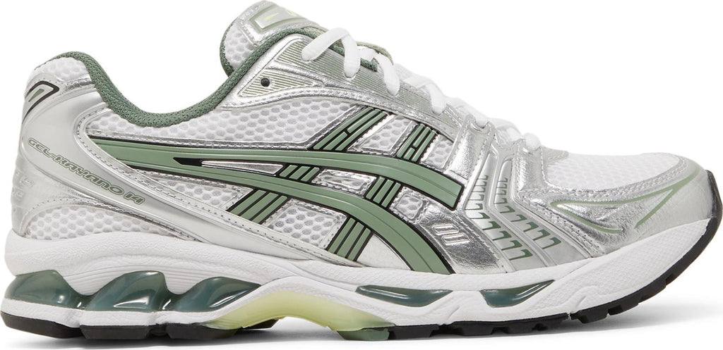 [1201A019-107] Mens ASICS GEL-KAYANO 14 'WHITE PURE SILVER SLATE GREY SAGE'